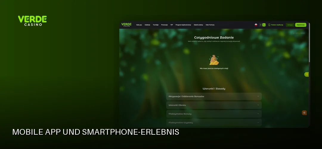 Mobile App und Smartphone-Erlebnis